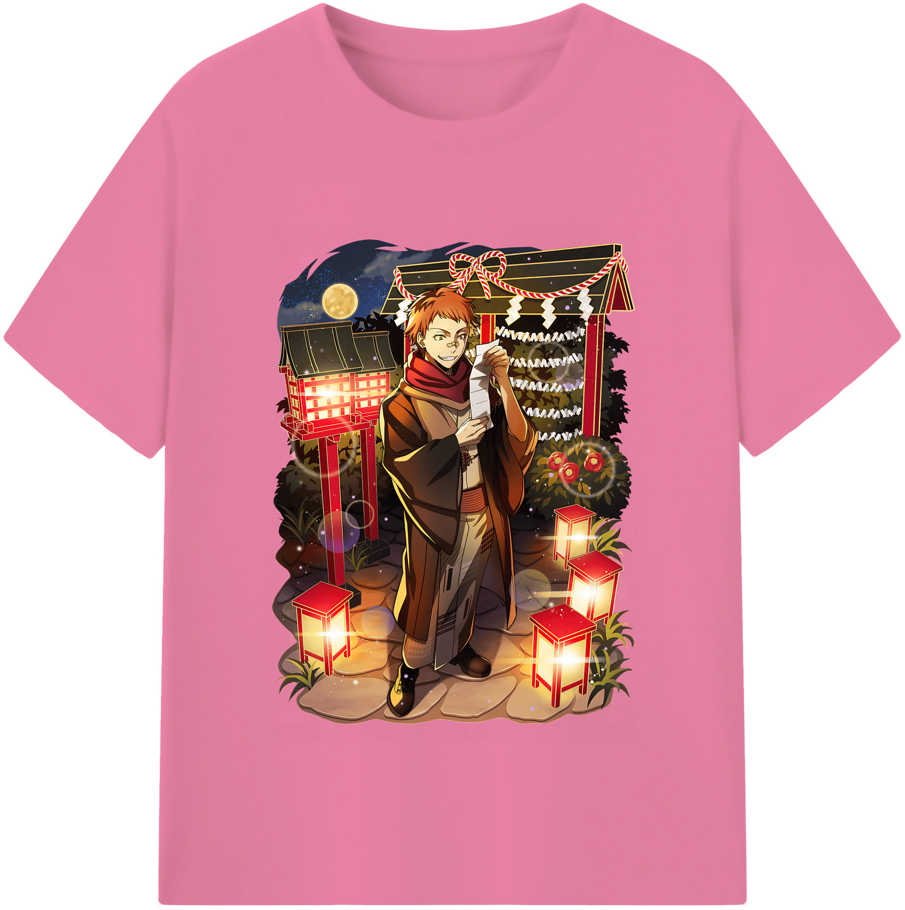 （画像用） 文豪ストレイドッグス Bungo Stray Dogs 綿100％半袖Tシャツ（フロントプリント）